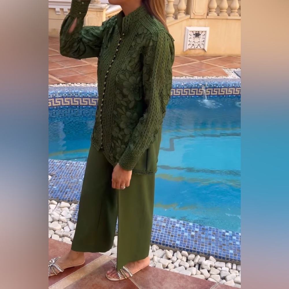 Elegant Green Women's Jumpsuit